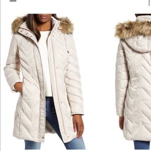Small Marc New York ivory down filled coat